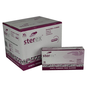GLOVE LATEX XLRG PF 10X100 STEREX